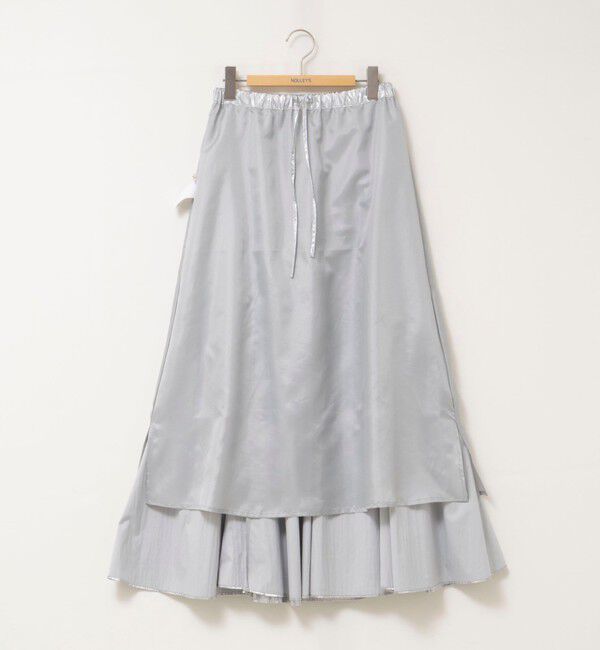 NOLLEY'S「45th limited editionウォッシャブルメタリックマチ入りマキシスカート」|スカート|