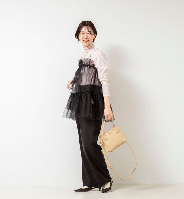 NOLLEY'S sophi「ウォッシャブルチュール2WAYブラウス」|キャミソール|