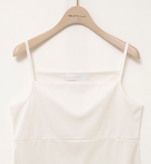 NOLLEY'S sophi「ウォッシャブルアジャスター付サテンスムースキャミ」|キャミソール|