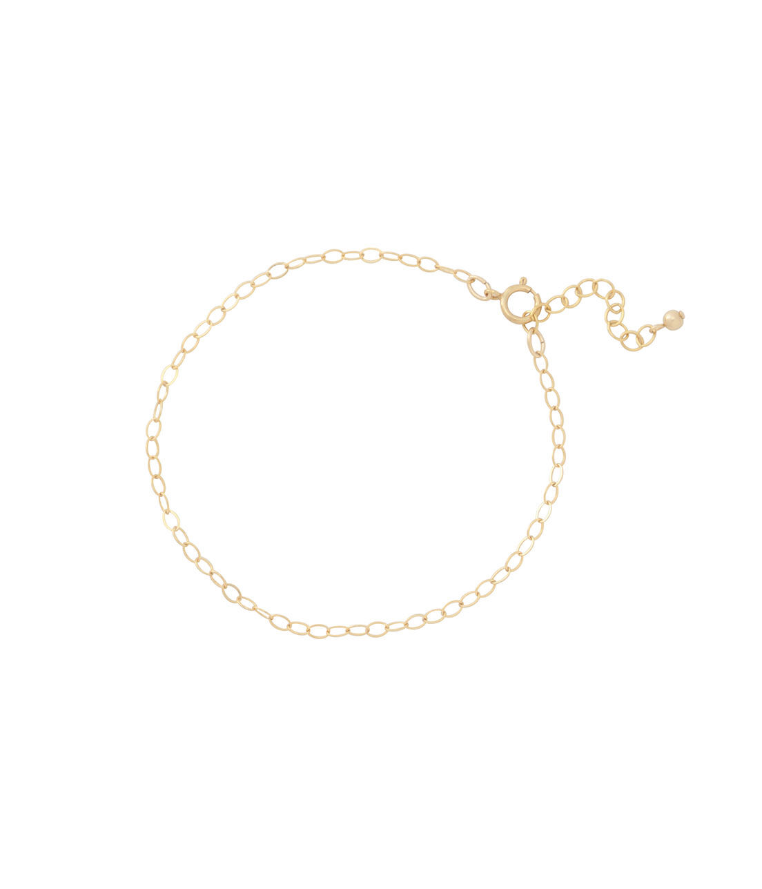 SALON adam et rope'「【SALONオリジナルBOX付き】14KGF平あずきチェーンブレスレット」|ブレスレット・バングル|