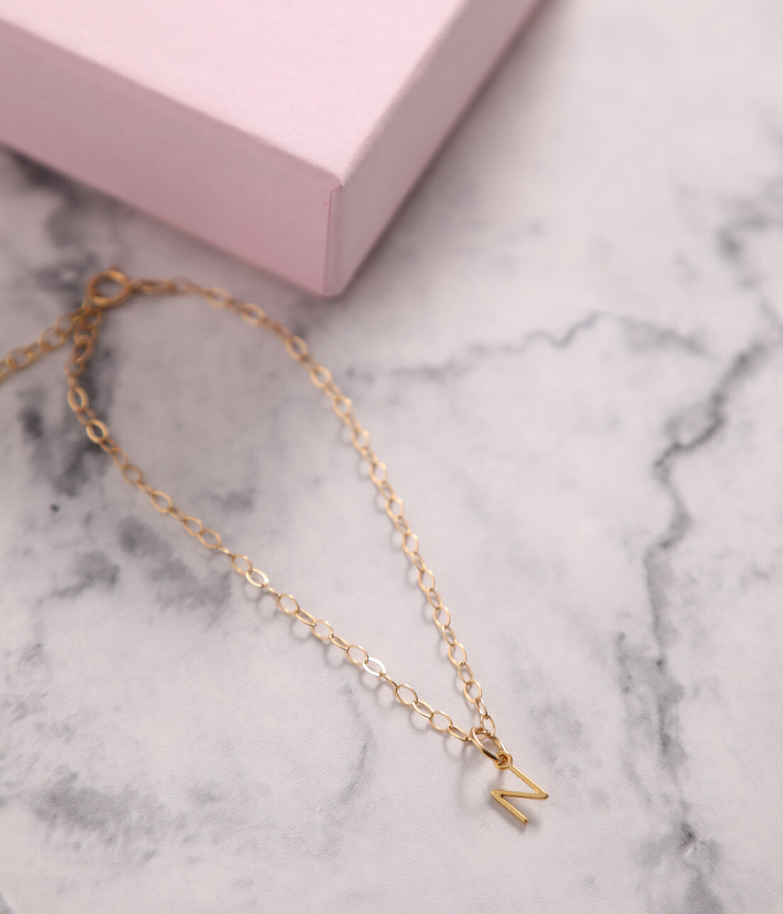 SALON adam et rope'「【SALONオリジナルBOX付き】14KGF平あずきチェーンブレスレット」|ブレスレット・バングル|スミクロ(05)