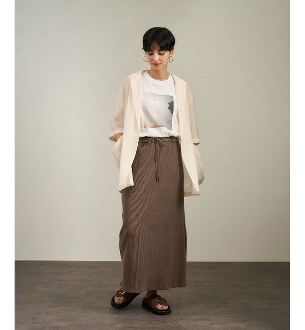 SALON adam et rope'「シアーリライムテーラードジャケット」|テーラードジャケット|