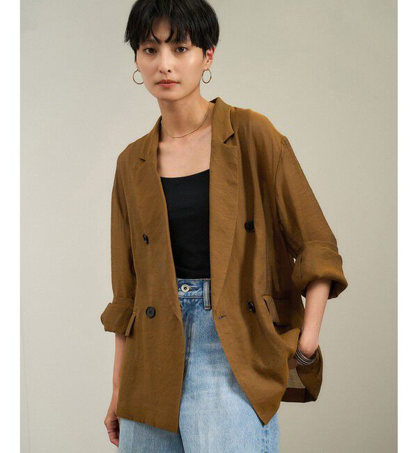 SALON adam et rope'「シアーリライムテーラードジャケット」|テーラードジャケット|