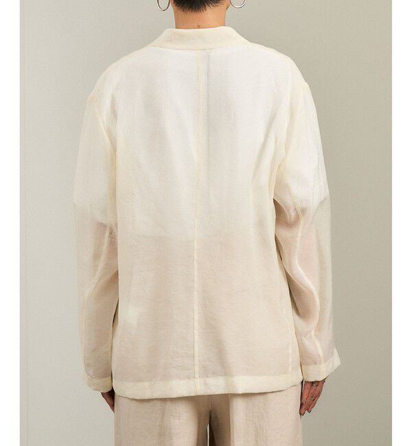 SALON adam et rope'「シアーリライムテーラードジャケット」|テーラードジャケット|