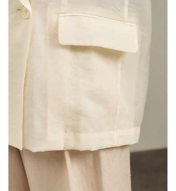 SALON adam et rope'「シアーリライムテーラードジャケット」|テーラードジャケット|