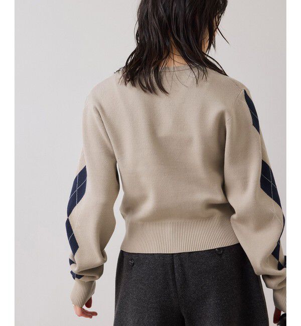 VIS「アーガイルカーディガン」|カーディガン|