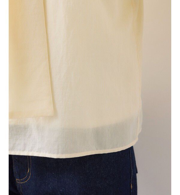 VIS「前後2WAYボリュームボウタイブラウス/イージーケア」|シャツ・ブラウス|