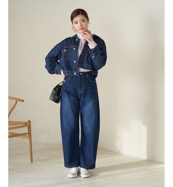 Rope&rsquo;Picnic「【ウエスト革命デニム】ウエストシェイプカービーデニム」|デニム|