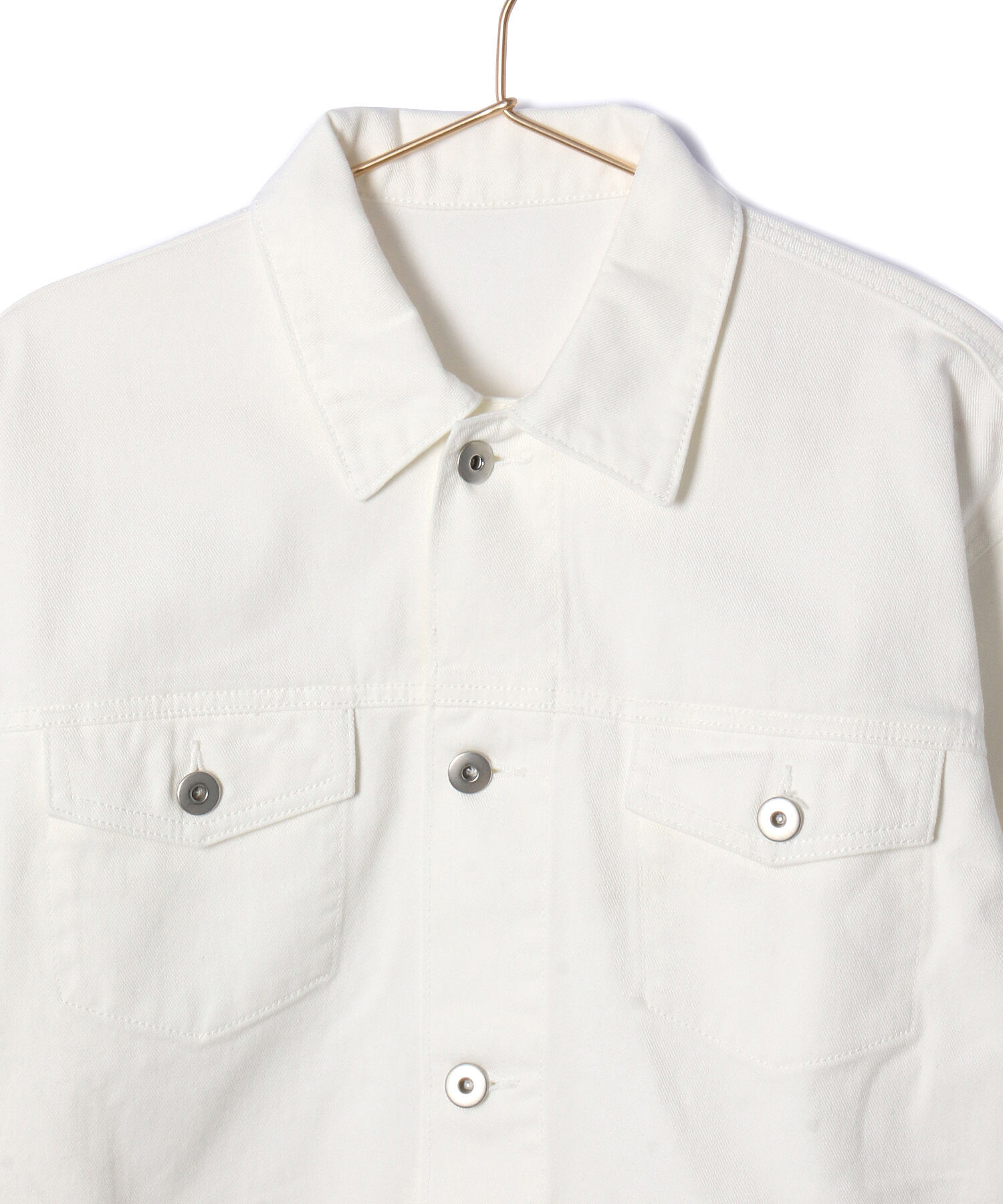 ROPE' PICNIC R「ショート丈ホワイトデニムジャケット」|デニムジャケット|