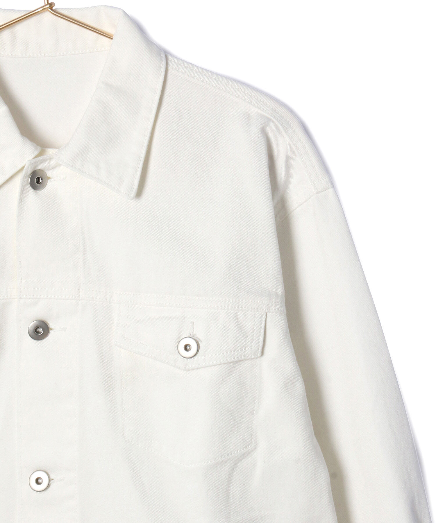 ROPE' PICNIC R「ショート丈ホワイトデニムジャケット」|デニムジャケット|