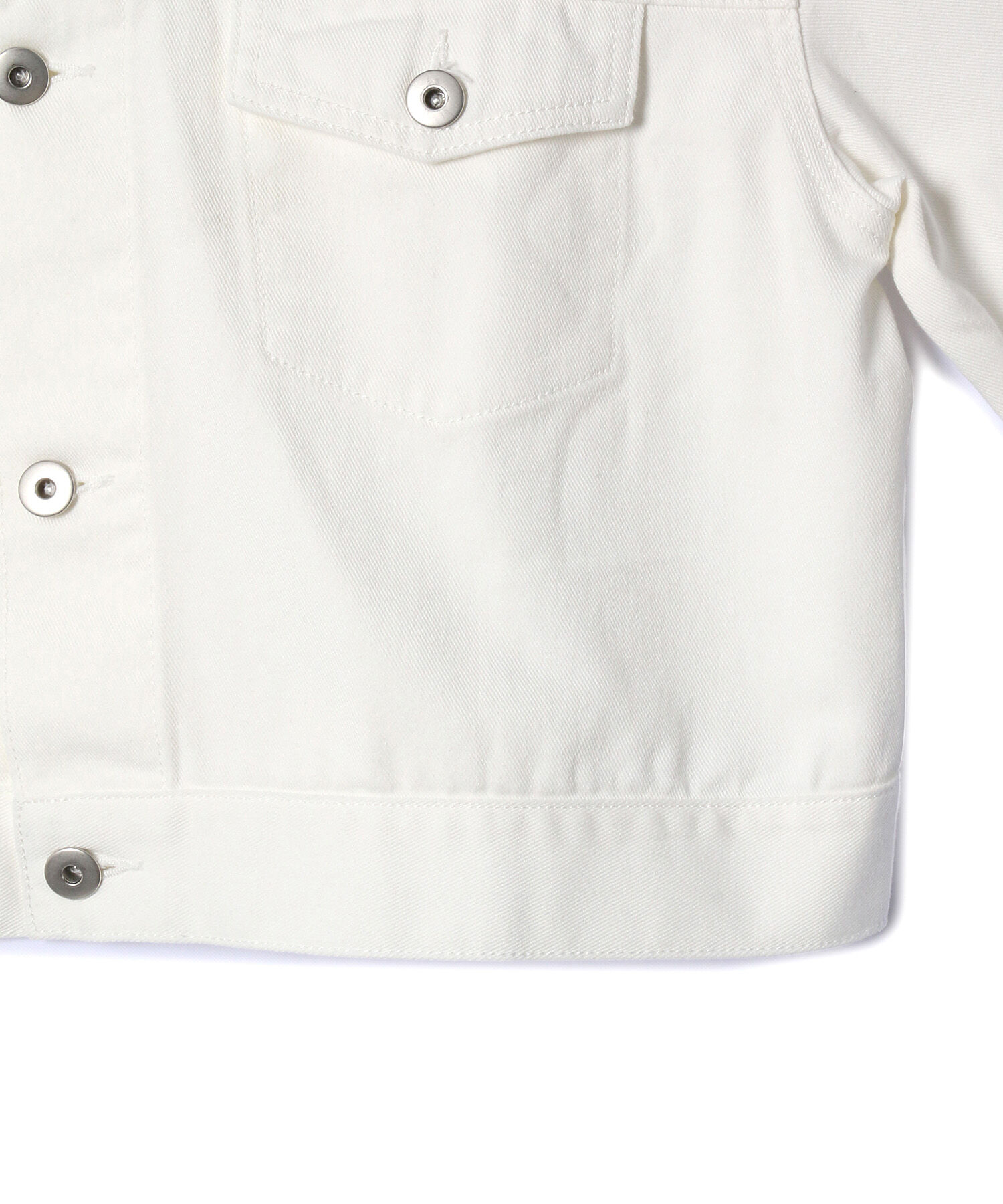 ROPE' PICNIC R「ショート丈ホワイトデニムジャケット」|デニムジャケット|