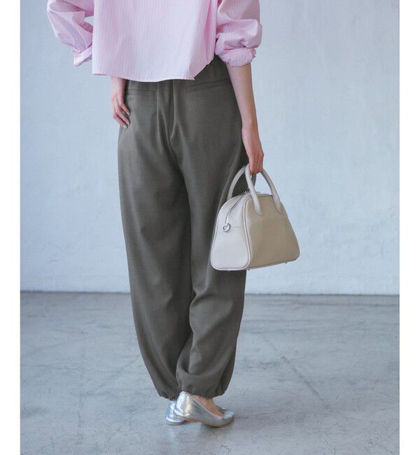 Rope&rsquo;Picnic「ドロストリラックスイージーワイドパンツ」|チノ|