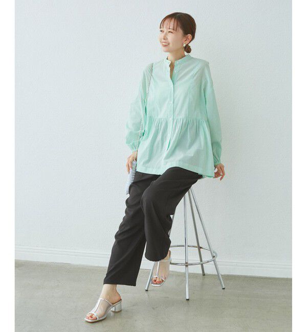 Rope&rsquo;Picnic「ドロストリラックスイージーワイドパンツ」|チノ|