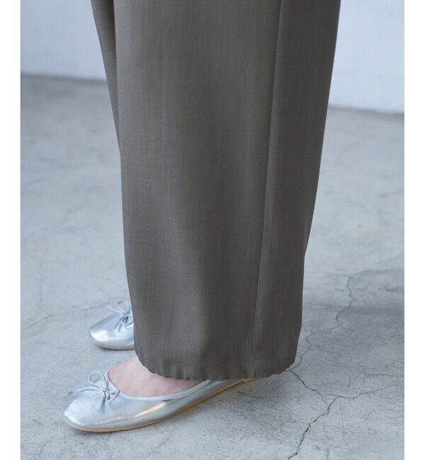 Rope&rsquo;Picnic「ドロストリラックスイージーワイドパンツ」|チノ|