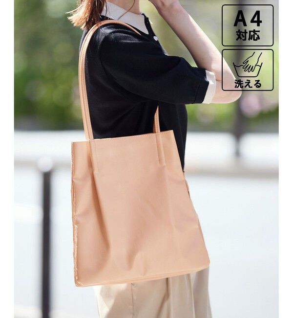 ROPE PICNIC PASSAGE「【A4対応・洗える】3層ミドルトートバッグ/通勤対応・新色追加」|トートバッグ|ピンク系(65)