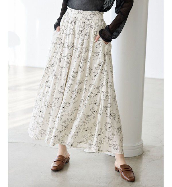 Rope&rsquo;Picnic「イージースカーチョ/UVカット・洗濯機OK」|チノ|