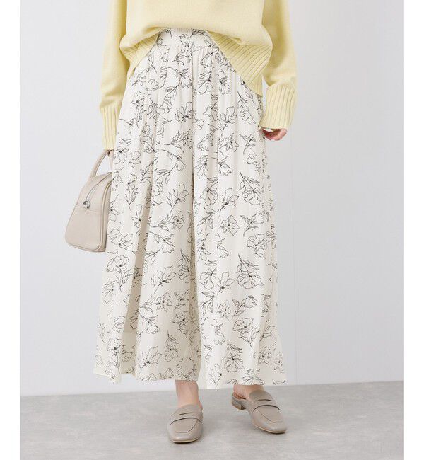 Rope&rsquo;Picnic「イージースカーチョ/UVカット・洗濯機OK」|チノ|