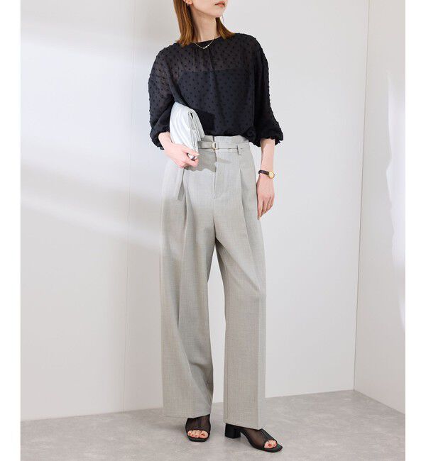 ROPE PICNIC PASSAGE「スクエアトゥチュールミュール」|パンプス|