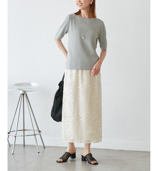 ROPE PICNIC PASSAGE「スクエアトゥチュールミュール」|パンプス|