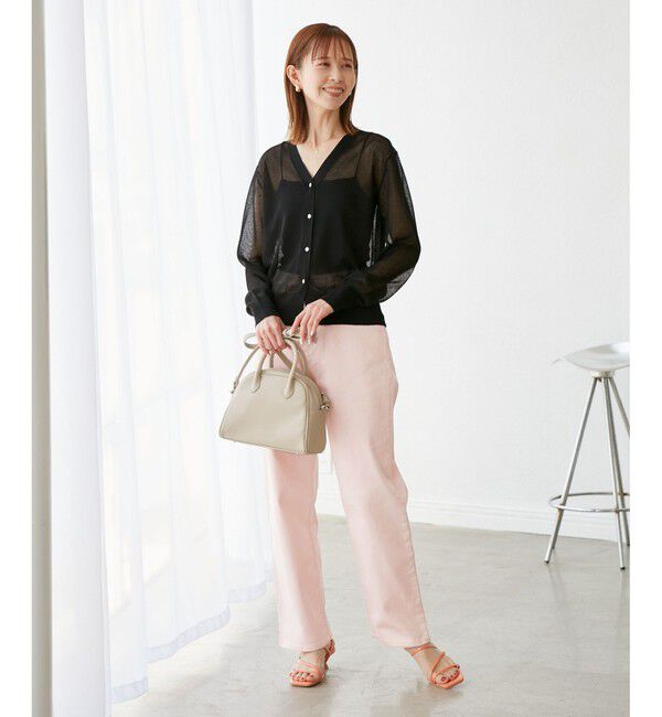 Rope&rsquo;Picnic「LEVITAシアーニットカーディガン」|カーディガン|