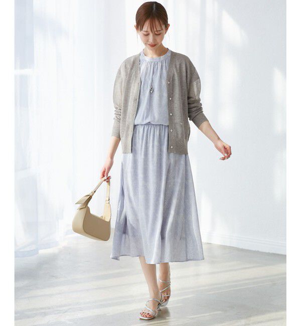 Rope&rsquo;Picnic「LEVITAシアーニットカーディガン」|カーディガン|