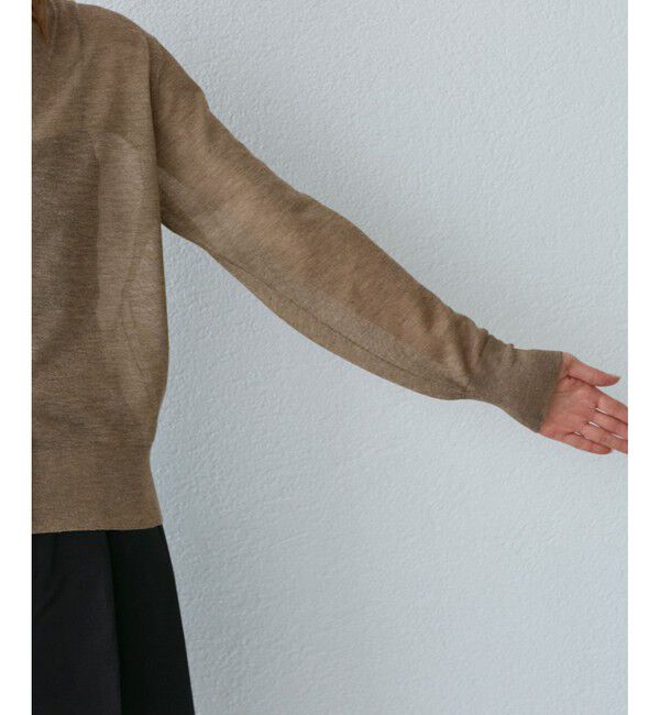 Rope&rsquo;Picnic「LEVITAシアーニットカーディガン」|カーディガン|