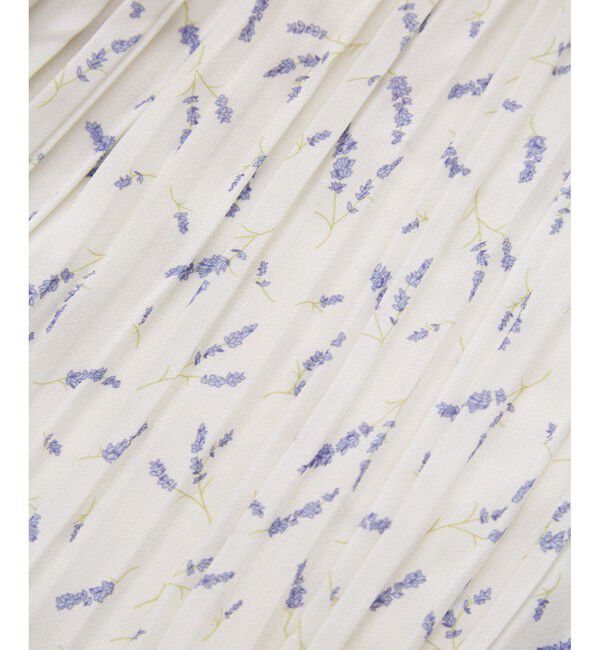 Rope&rsquo;Picnic「ガーデンフラワープリーツパンツ/リンクコーデ」|チノ|