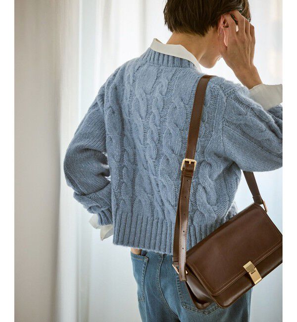 Rope&rsquo;Picnic「ケーブルニットカーディガン」|カーディガン|