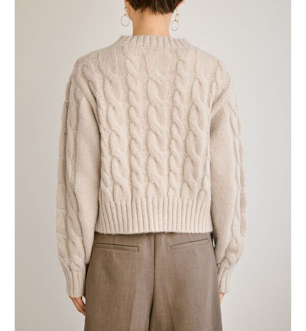 Rope&rsquo;Picnic「ケーブルニットカーディガン」|カーディガン|