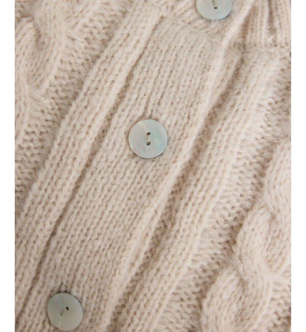 Rope&rsquo;Picnic「ケーブルニットカーディガン」|カーディガン|