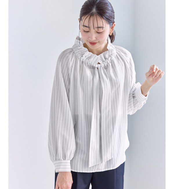 Rope&rsquo;Picnic「ネックコンシャスデザインシャツ/イージーケア」|シャツ・ブラウス|