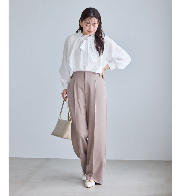 Rope&rsquo;Picnic「ネックコンシャスデザインシャツ/イージーケア」|シャツ・ブラウス|