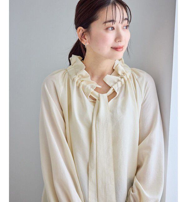 Rope&rsquo;Picnic「ネックコンシャスデザインシャツ/イージーケア」|シャツ・ブラウス|
