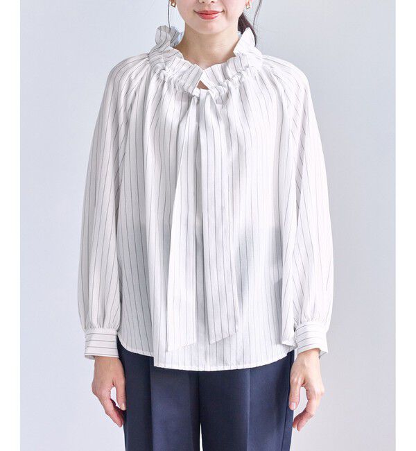 Rope&rsquo;Picnic「ネックコンシャスデザインシャツ/イージーケア」|シャツ・ブラウス|