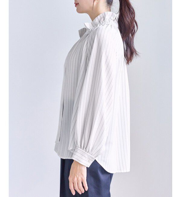 Rope&rsquo;Picnic「ネックコンシャスデザインシャツ/イージーケア」|シャツ・ブラウス|