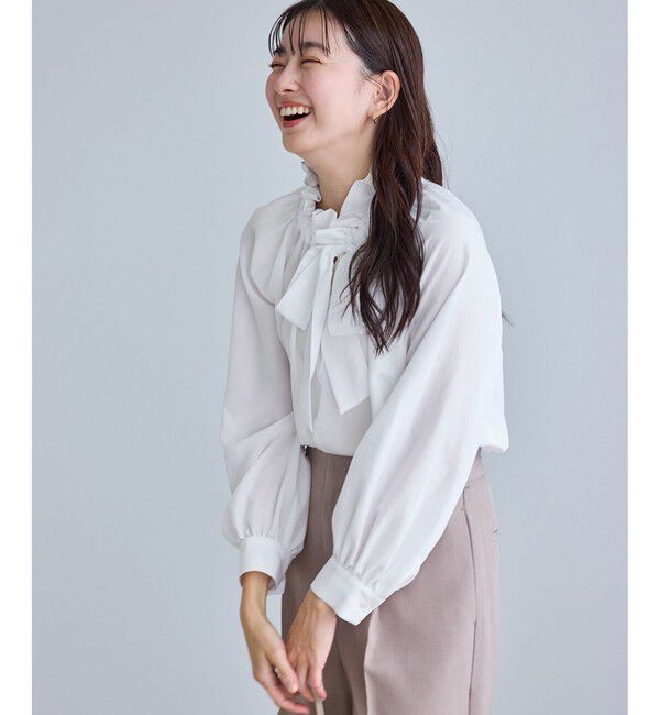 Rope&rsquo;Picnic「ネックコンシャスデザインシャツ/イージーケア」|シャツ・ブラウス|