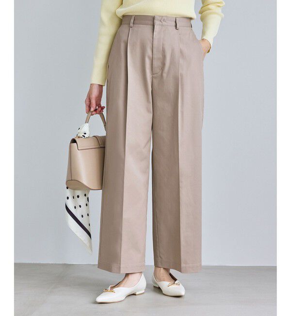 Rope&rsquo;Picnic「ウエストタックチノパンツ」|チノ|