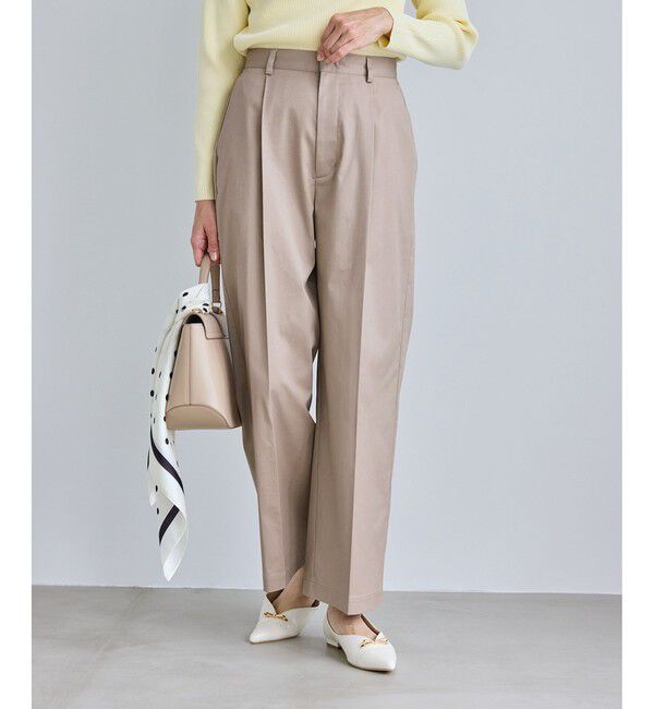 Rope&rsquo;Picnic「ウエストタックチノパンツ」|チノ|