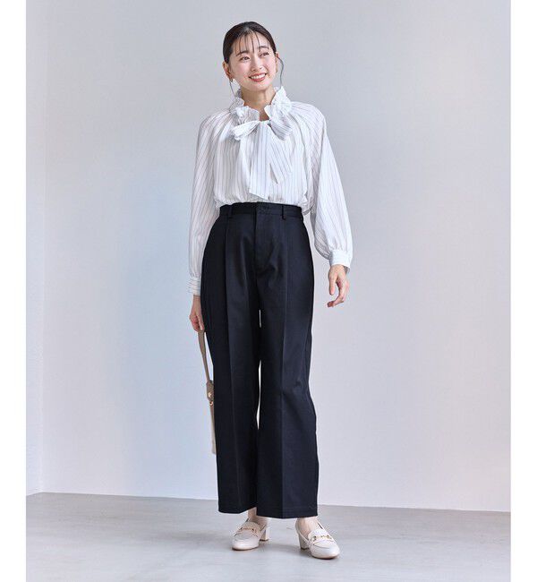 Rope&rsquo;Picnic「ウエストタックチノパンツ」|チノ|