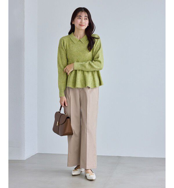 Rope&rsquo;Picnic「ウエストタックチノパンツ」|チノ|