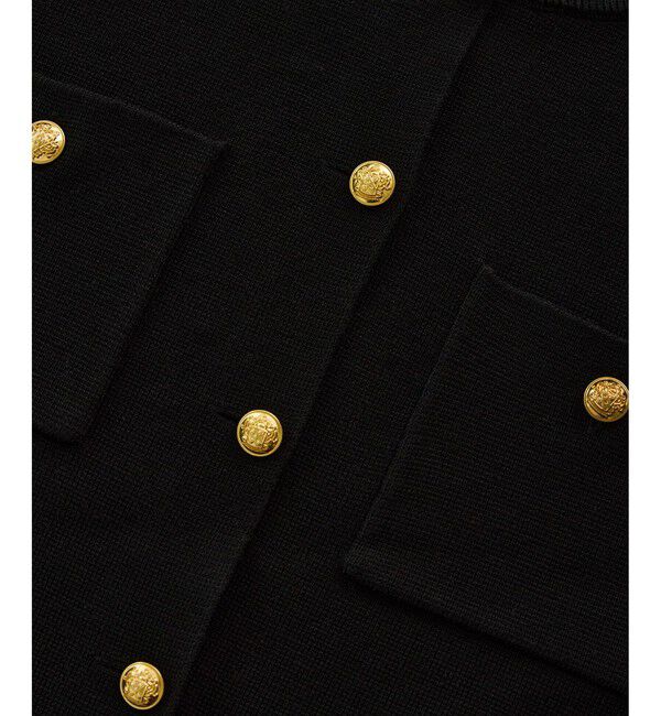 Rope&rsquo;Picnic「ミラノリブ金ボタンニットカーディガン」|カーディガン|