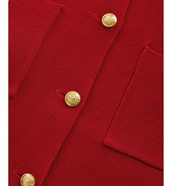 Rope&rsquo;Picnic「ミラノリブ金ボタンニットカーディガン」|カーディガン|