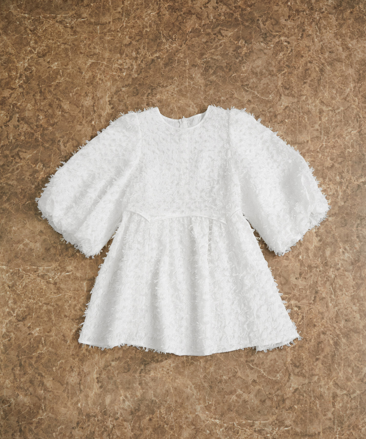 ADAM ET ROPE'「ジャガードペプラムブラウス」|シャツ・ブラウス|