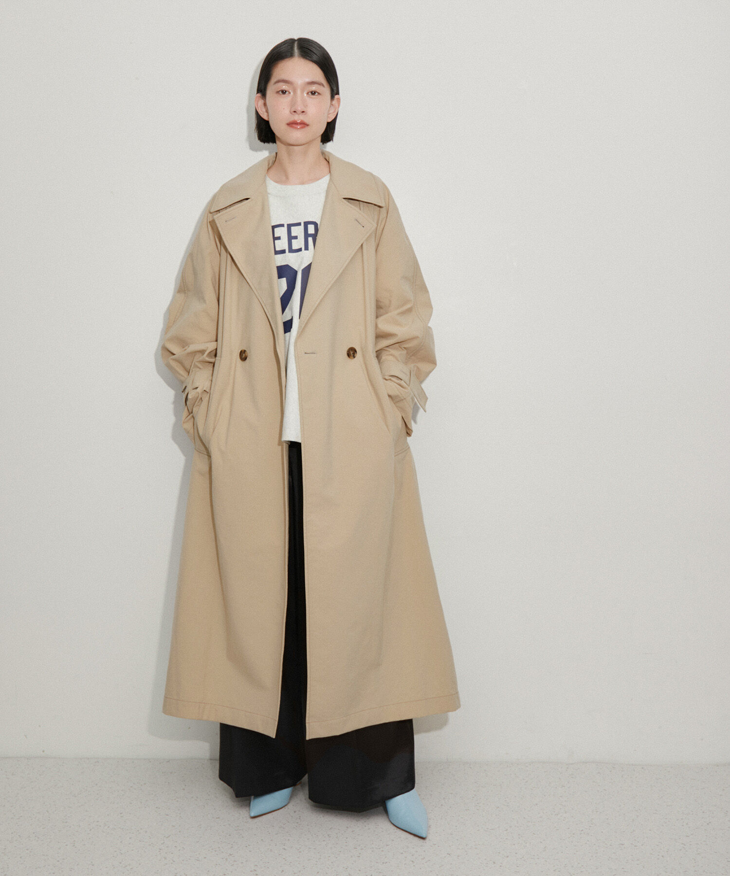 ADAM ET ROPE'「【環境配慮】ファンクショントレンチコート」|トレンチコート|