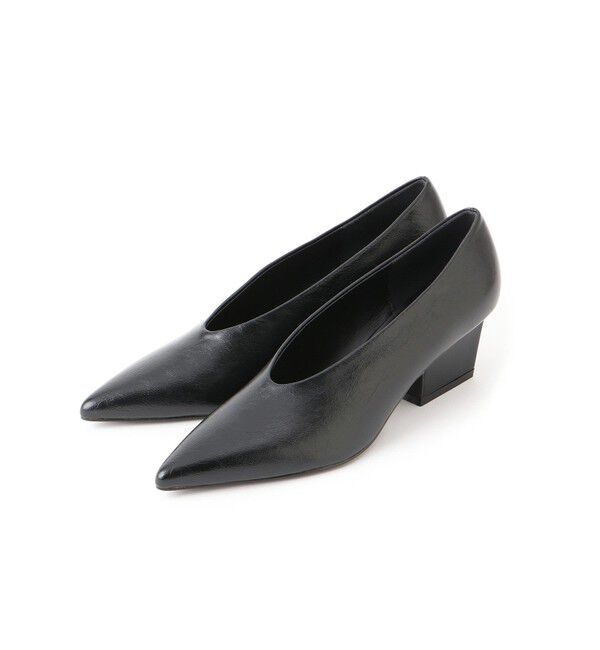 ADAM ET ROPE'「フォルムヒールポインテッドパンプス」|パンプス|