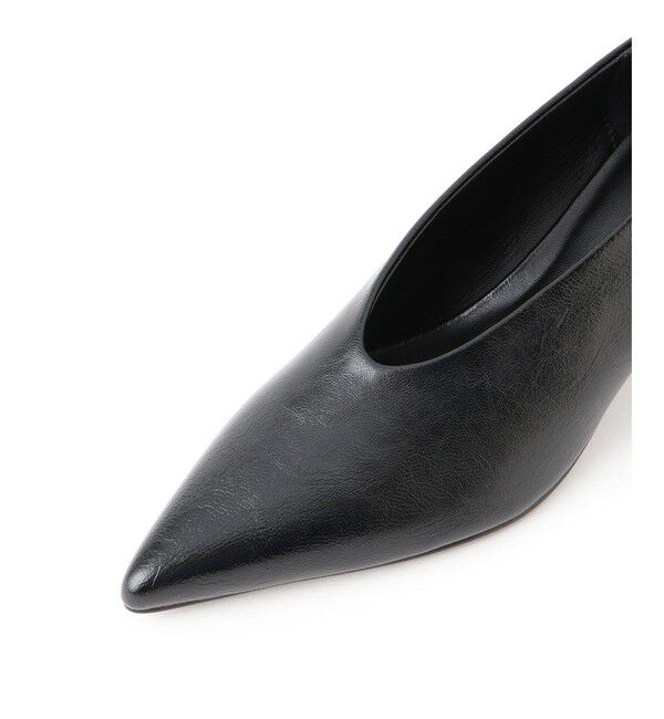 ADAM ET ROPE'「フォルムヒールポインテッドパンプス」|パンプス|
