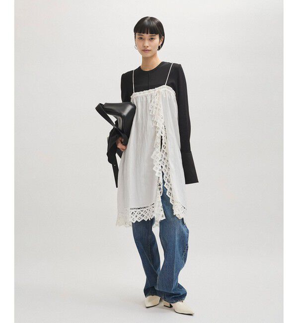 ADAM ET ROPE'「フォルムヒールポインテッドパンプス」|パンプス|