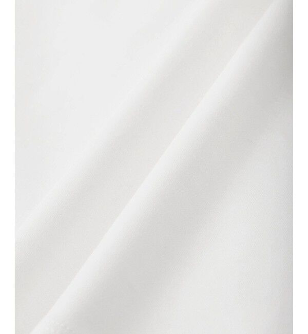 ADAM ET ROPE'「【サステナブル】オープンカラーペプラムシャツ」|シャツ・ブラウス|