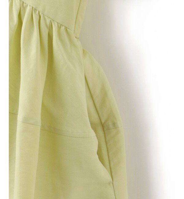 ADAM ET ROPE'「【サステナブル】オープンカラーペプラムシャツ」|シャツ・ブラウス|