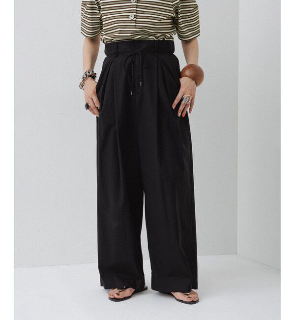 ADAM ET ROPE'「ドロストドカンパンツ」|チノ|